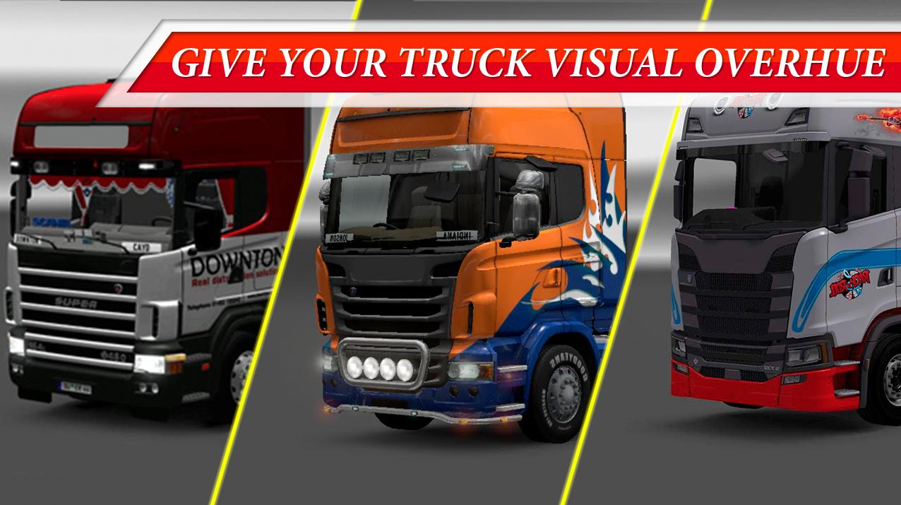 Truck Driving Skins - Multicolor GTS Trucks