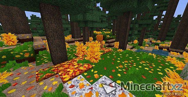 Zardaの秋のHDマテリアルパックZedercraft AutumnHDリソースパック