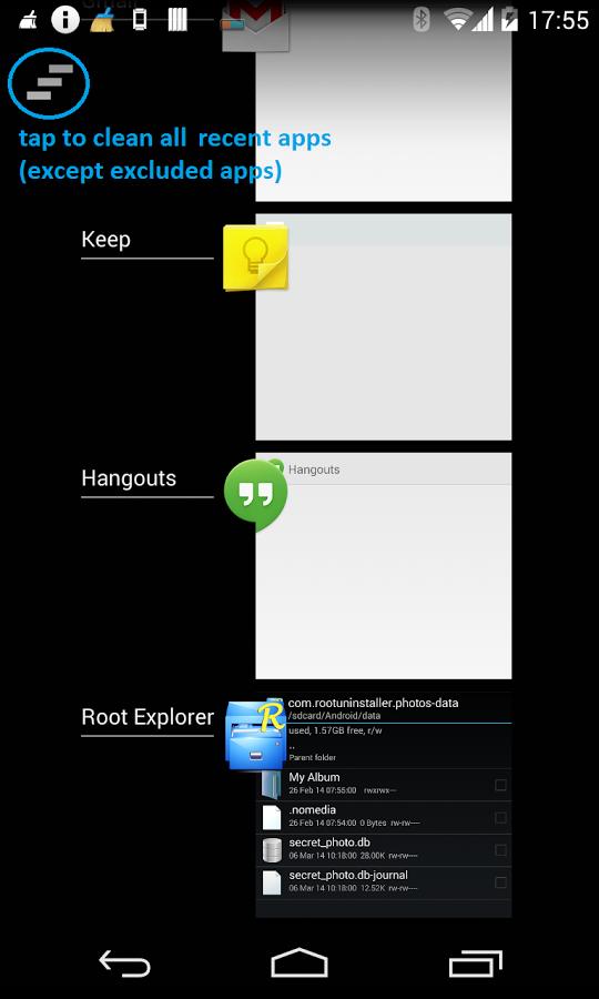Recent App Cleaner