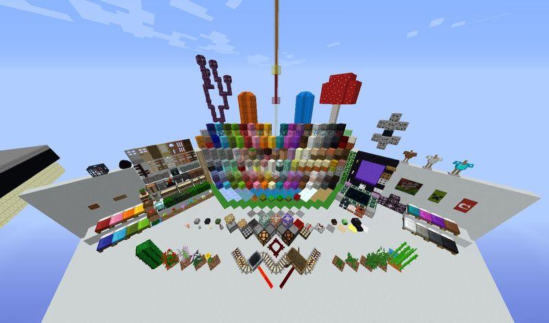 Konsep pola persegi | Minecraft Versi 1.12.x