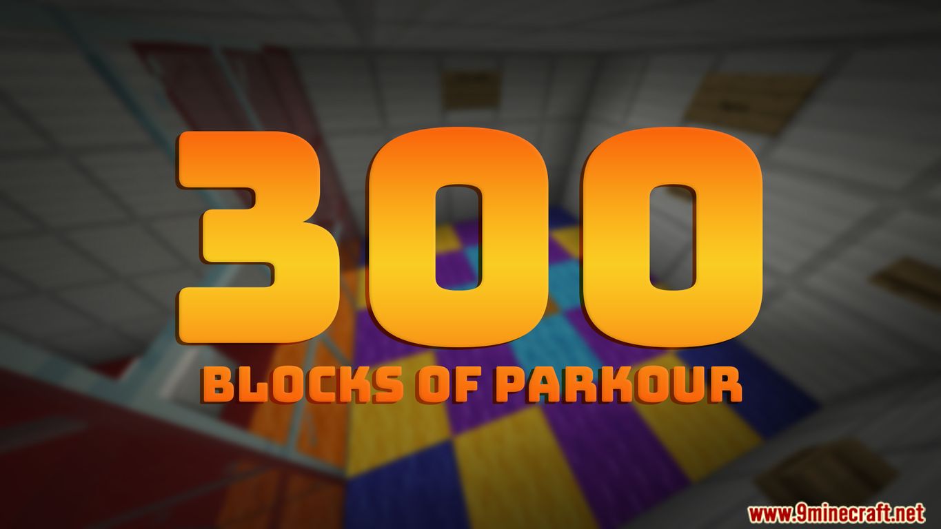 Parkour Map의 300 블록 | Minecraft 버전 1.14.4