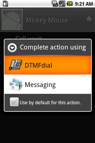 DTMFdial cost-saving dialer