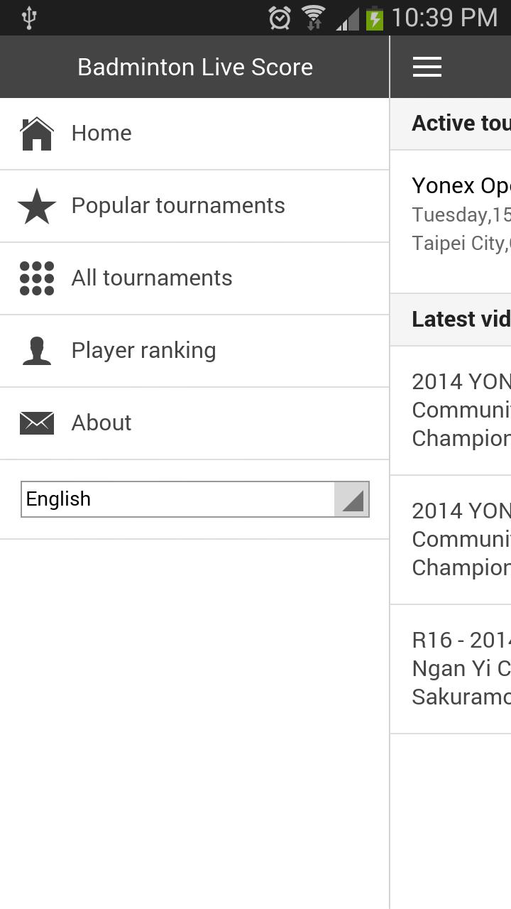 Badminton Live Score