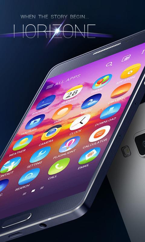 Horizon GO Launcher Theme