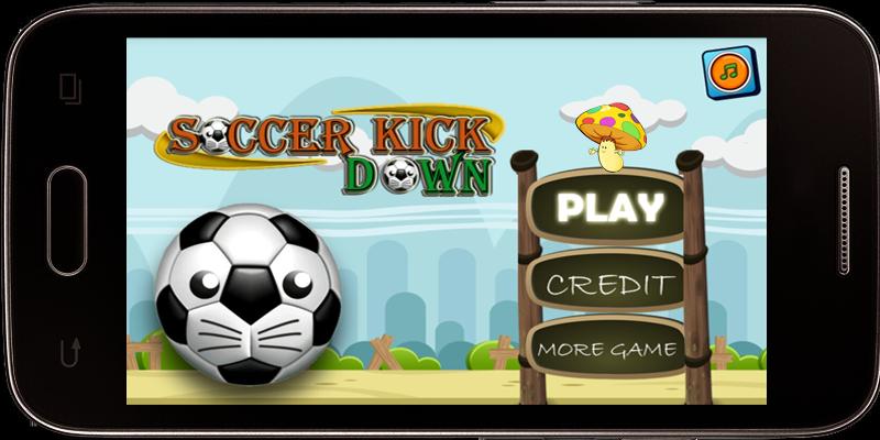 Soccer Kick - Knock Down