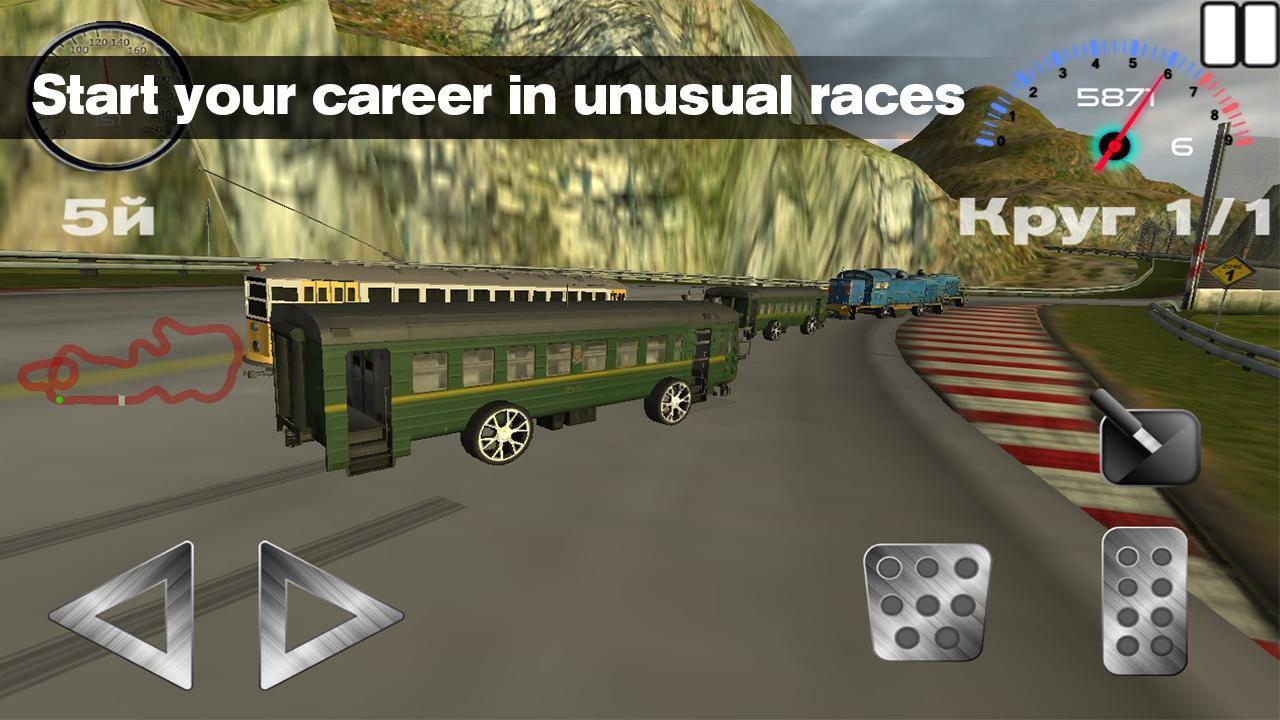 Russia Racing Train on Siberia