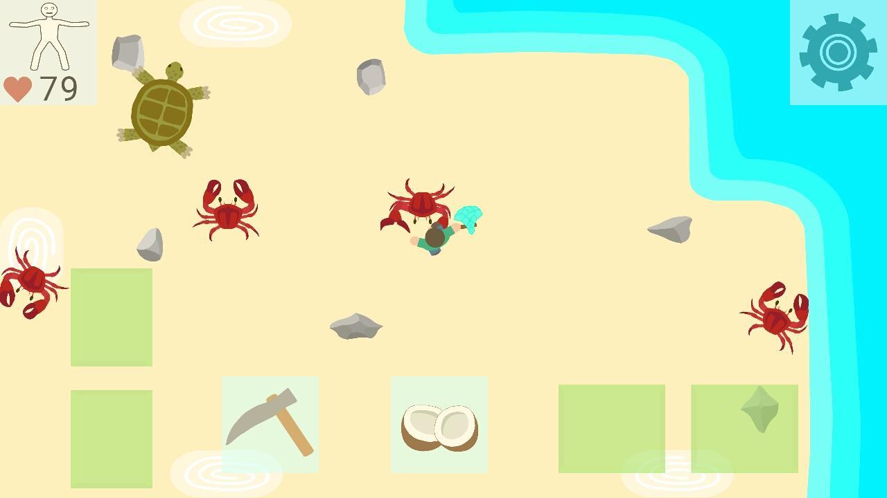 Battle on island
