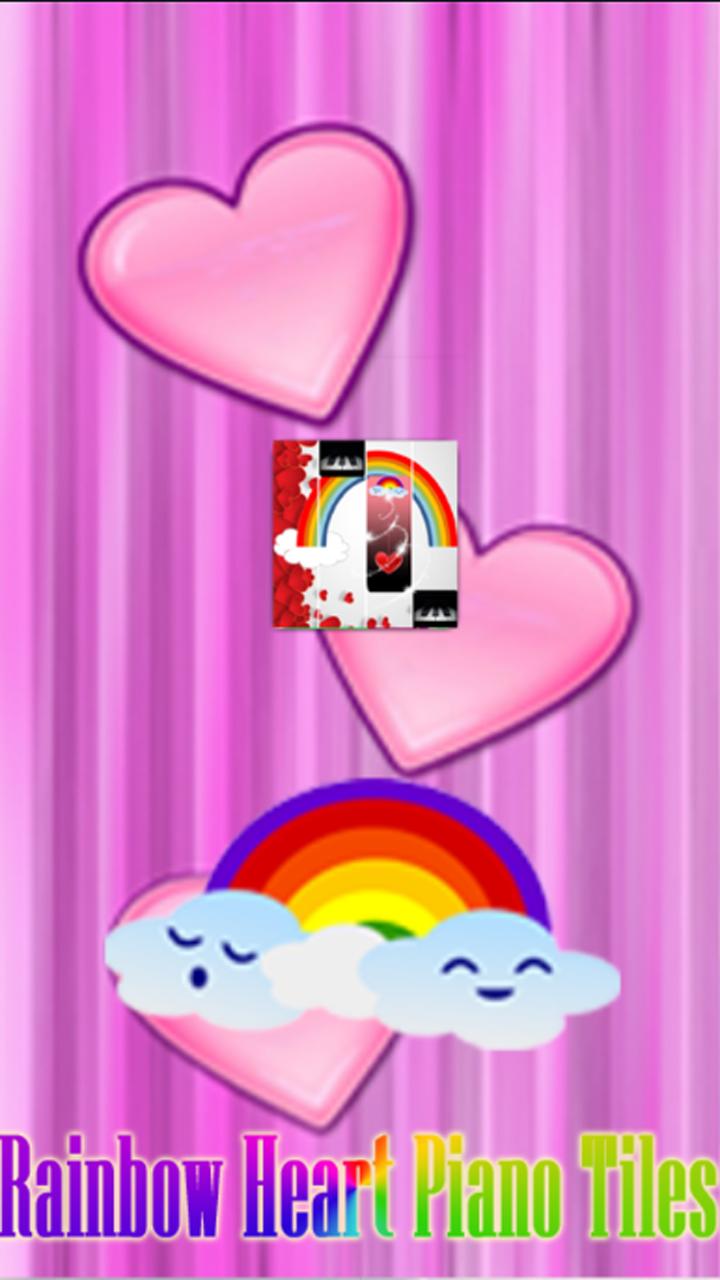 Rainbow Heart Piano Tiles