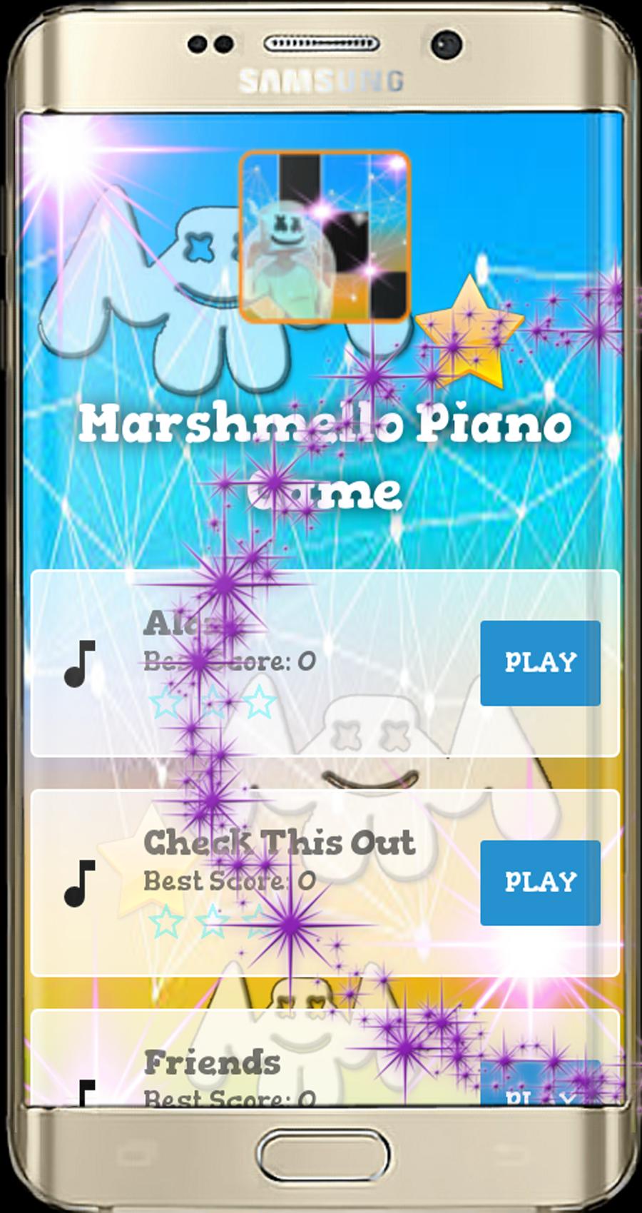 Marsmellow Piano Game