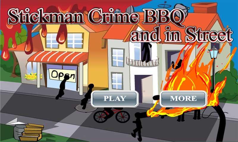 Stickman Crime BBQ and Street