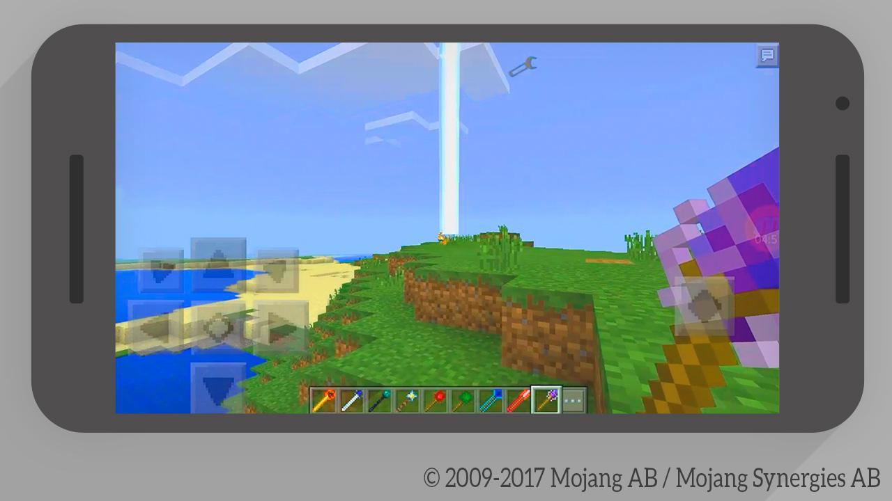Mod MCPE Magical Staffs