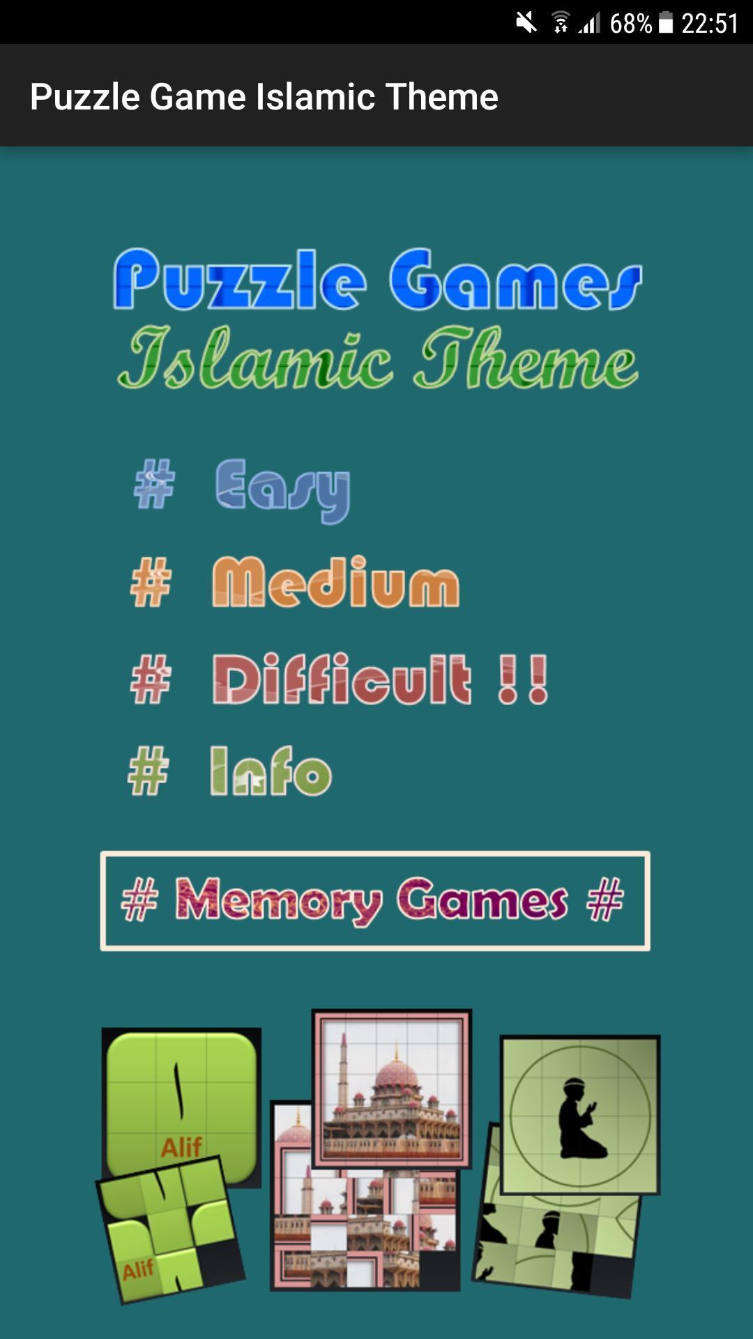 Puzzle Game Islamic Theme
