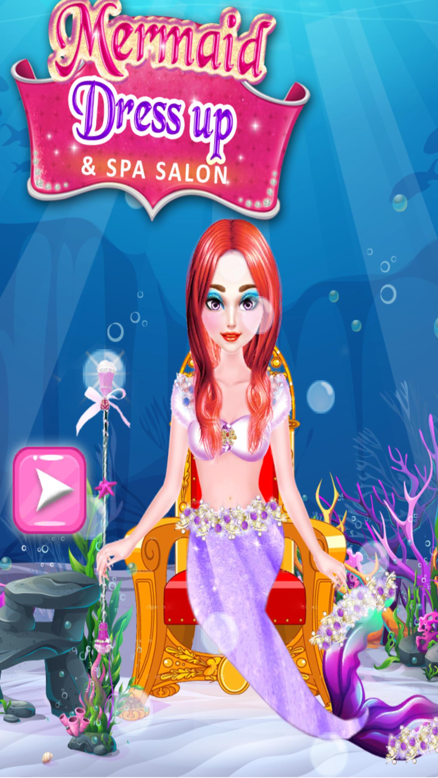 Mermaid Princess Dress up & Spa Nail Makeover Game