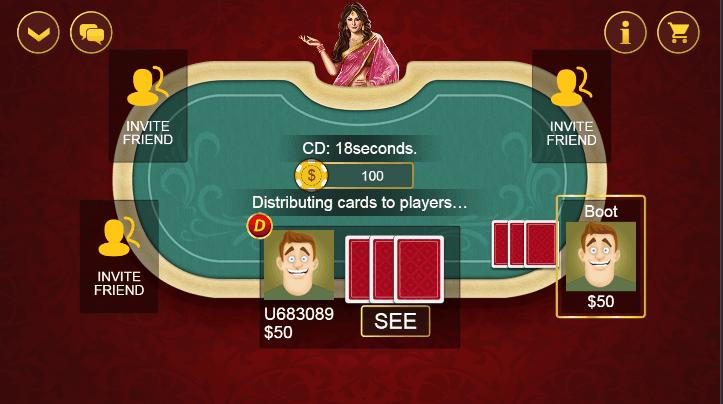 Teen Patti - 3A Indian Poker