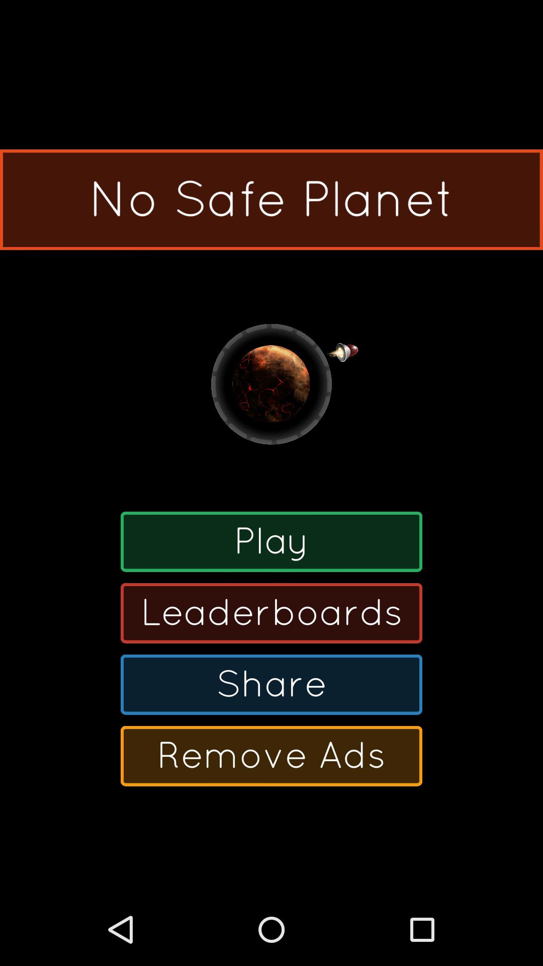 No Safe Planet