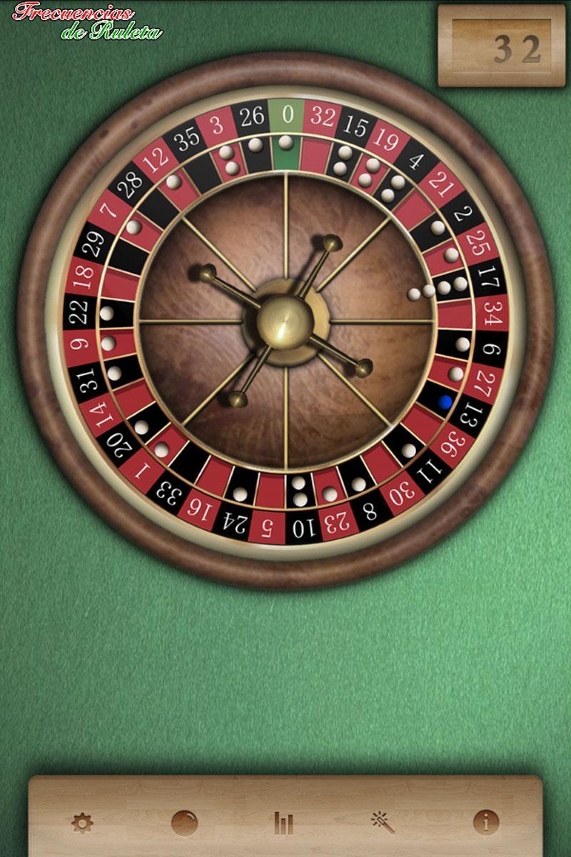 Frecuencias de Ruleta