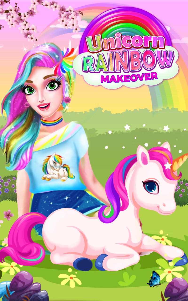 Unicorn Rainbow Makeover - Dress up & Makeup Game