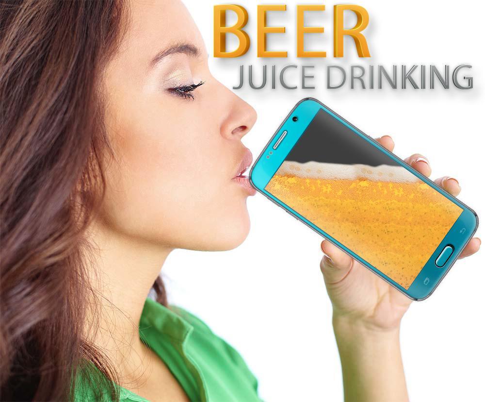 Beer - Juice Drinking