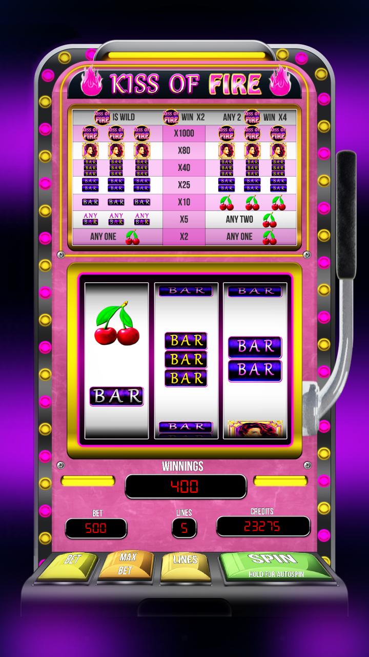 Kiss of Fire Casino Slots